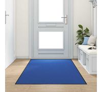 vidaXL Felpudo Azul y Negro 120 x 300 cm 100% Poliamida