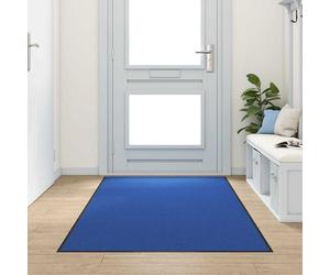 vidaXL Felpudo Azul y Negro 120 x 300 cm 100% Poliamida