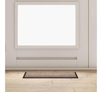 vidaXL Felpudo Beige 60 x 40 x 1.2 cm Tela de peluche