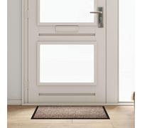 vidaXL Felpudo Beige 60 x 40 x 1.2 cm Tela de peluche
