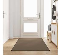 vidaXL Felpudo Beige y Negro 120 x 300 cm 100% Poliamida
