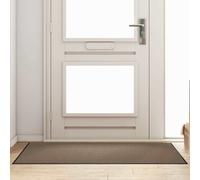 vidaXL Felpudo Beige y Negro 90 x 150 cm 100% Poliamida