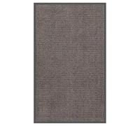 vidaXL Felpudo copetudo 90x150 cm marrón Oscuro