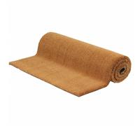 vidaXL Felpudo de fibra de coco natural 80x100 cm