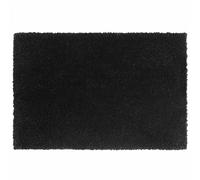 vidaXL Felpudo de fibra de coco negro 40x60 cm
