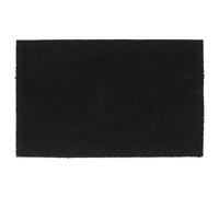 vidaXL Felpudo de Fibra de Coco Negro 50x80 cm