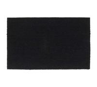 vidaXL Felpudo de fibra de coco – negro – 50x80 cm