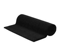 vidaXL Felpudo de fibra de coco negro 80x100 cm