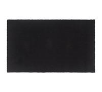 vidaXL Felpudo de fibra de coco negro 90x150 cm