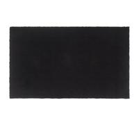 vidaXL Felpudo de fibra de coco Negro 90x150 cm