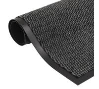 vidaXL Felpudo de nudo antracita 60x180 cm
