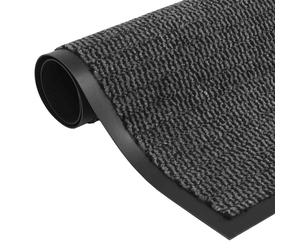 vidaXL Felpudo de nudo antracita 60x180 cm
