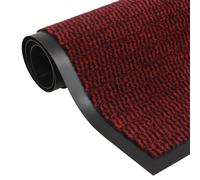 vidaXL Felpudo de nudo rojo 60x150 cm