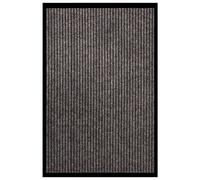 vidaXL Felpudo de rayas beige 80x120 cm