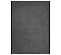 vidaXL Felpudo de rayas gris antracita 60x80 cm