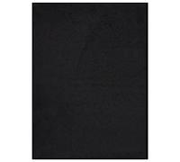 vidaXL Felpudo de rayas negro 60x80 cm