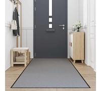 vidaXL Felpudo gris 115x400 cm