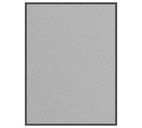 vidaXL Felpudo gris 90x120 cm