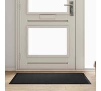 vidaXL Felpudo Gris antracita 80 x 120 x 1.2 cm Tela de peluche