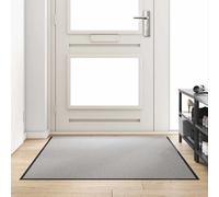 vidaXL Felpudo Gris y Negro 120 x 180 cm 100% Poliamida