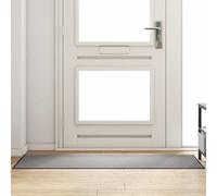 vidaXL Felpudo Gris y Negro 60 x 180 cm 100% Poliamida