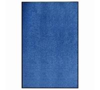 vidaXL Felpudo lavable azul 120x180 cm