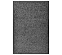 vidaXL Felpudo Lavable Gris Antracita 60x90 cm
