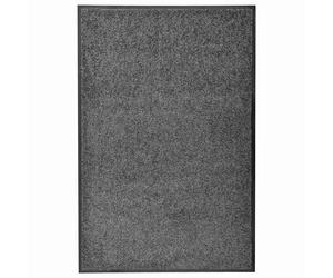 vidaXL Felpudo lavable gris antracita 60x90 cm