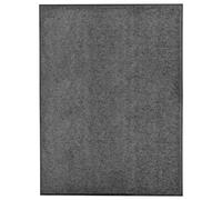 vidaXL Felpudo lavable gris antracita 90x120 cm