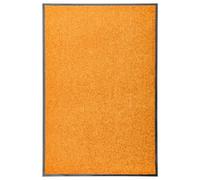 vidaXL Felpudo lavable naranja 60x90 cm