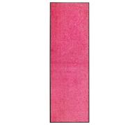 vidaXL Felpudo lavable rosa 60x180 cm
