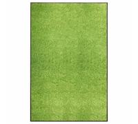 vidaXL Felpudo lavable verde 120x180 cm