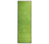 vidaXL Felpudo lavable verde 60x180 cm