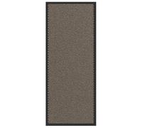 vidaXL Felpudo de bienvenida marrón 60x150 cm lavable interior/exterior