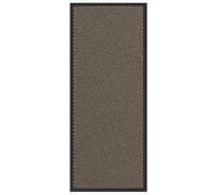 vidaXL Felpudo de bienvenida marrón 60x150 cm lavable interior/exterior