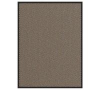 vidaXL Felpudo marrón 80 x 120 cm
