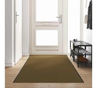 vidaXL Felpudo Marrón y Negro 120 x 350 cm 100% Poliamida