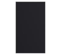 vidaXL Felpudo negro 115x200 cm