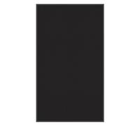 vidaXL Felpudo negro 115x200 cm