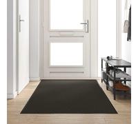 vidaXL Felpudo Negro 120 x 300 cm 100% Poliamida