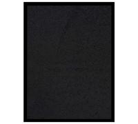 vidaXL Felpudo negro 40x60 cm