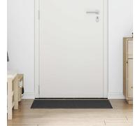 vidaXL Felpudo Negro 60 x 90 cm Polipropileno