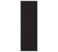 vidaXL Felpudo negro 60x180 cm