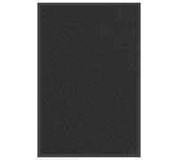 vidaXL Felpudo negro 60x90 cm