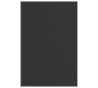 vidaXL Felpudo negro 60x90 cm