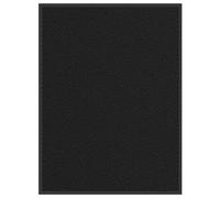 vidaXL Felpudo Negro 80x120 cm