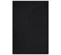 vidaXL Felpudo negro 80x120 cm