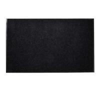 vidaXL Felpudo negro 90 x 60 cm PVC