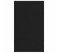 vidaXL Felpudo de entrada negro 90x150 cm – Lavable para interior y exterior