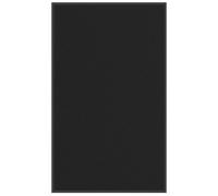 vidaXL Felpudo negro 90x150 cm